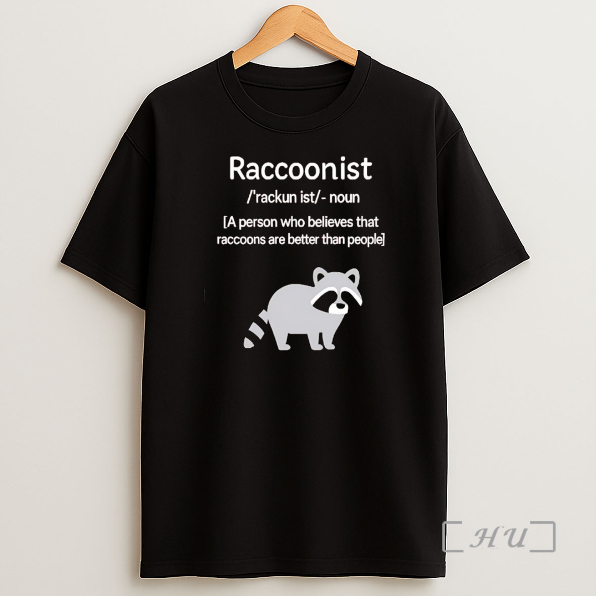 Officials Raccoonist Definition A Person Who Believes That Premium Shirt Sweatshirt Tee