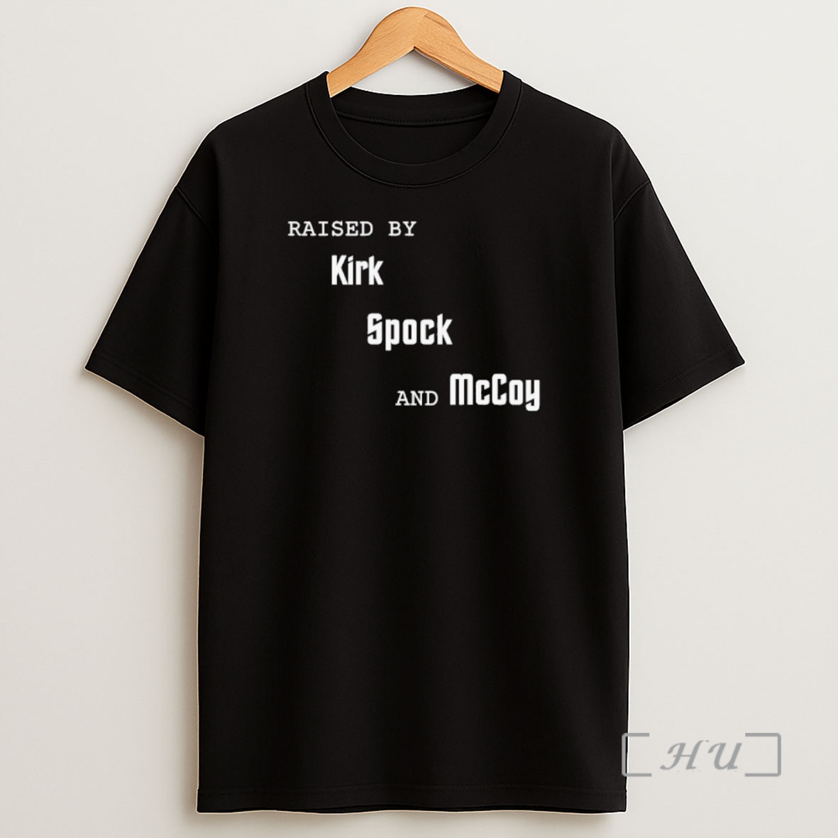 Officials Raised By Kirk Spock And Mcco Black Premium Shirt Sweatshirt Tee