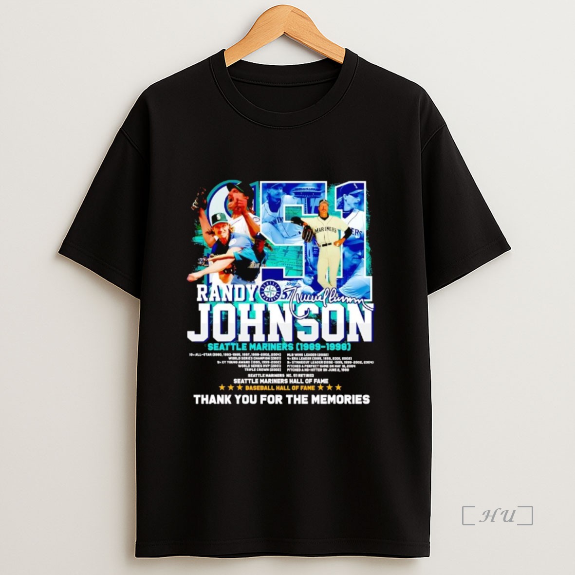 Officials Randy Johnson Baseball Hall Of Fame Seattle Mariners Premium Shirt Sweatshirt Tee