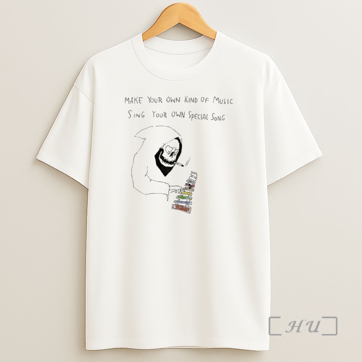 Officials Reaper Smoking Make Your Own Kind Of Music Sing Your Own Special Song Premium Shirt Sweatshirt Tee