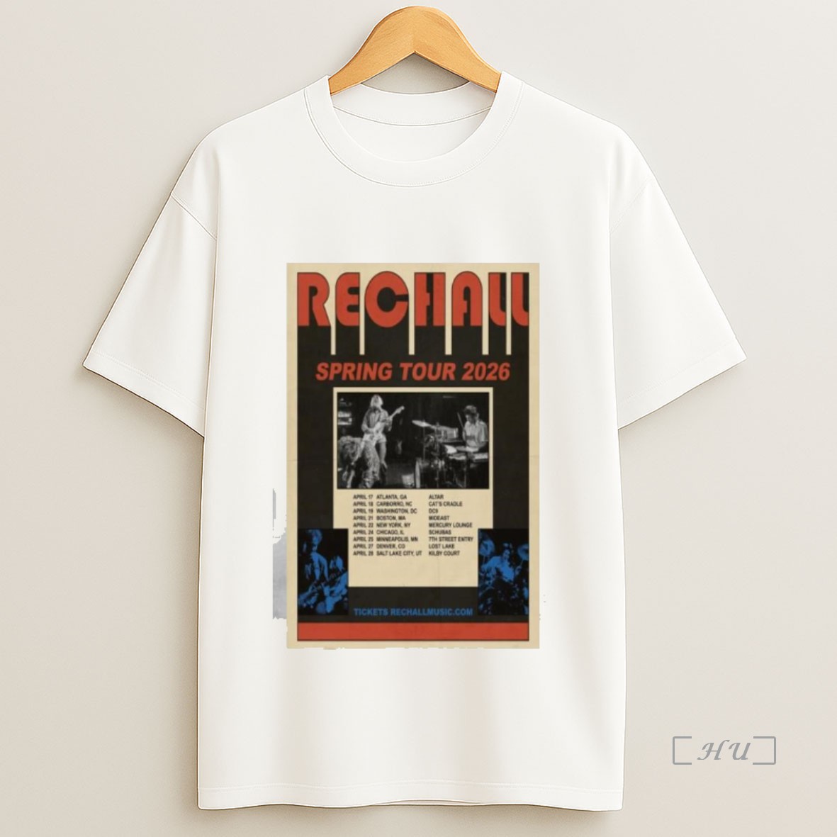 Officials Rec Hall Spring Tour 2026 Premium Shirt Sweatshirt Tee