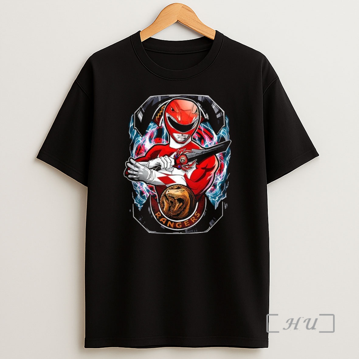 Officials Red Ranger Mighty Morphin Power Rangers Tyrannosaurus Morphin Time Premium Shirt Sweatshirt Tee