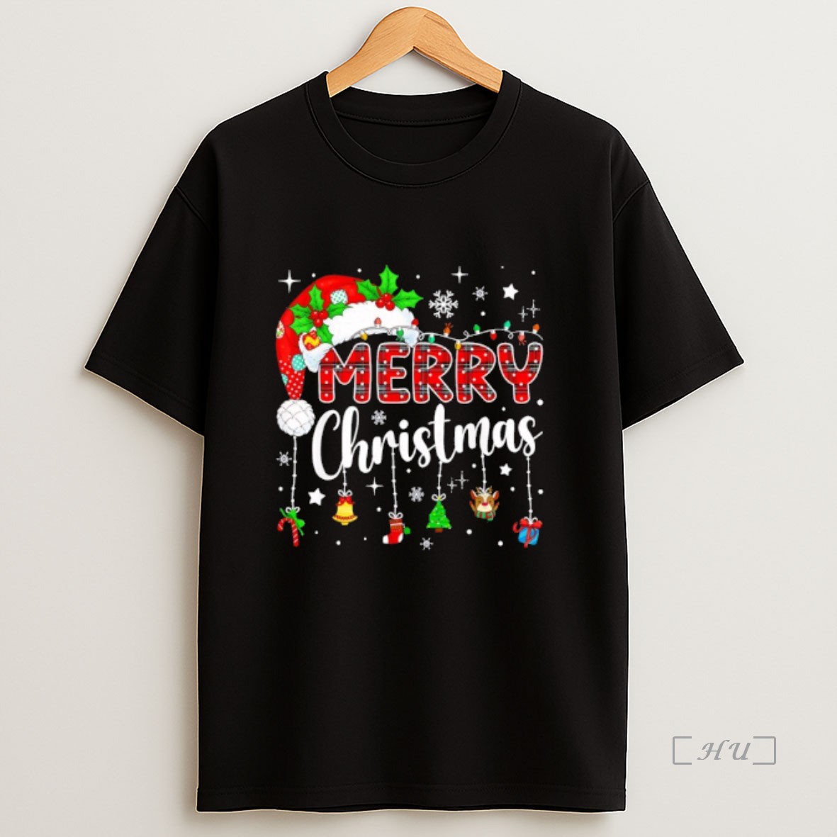 Officials Red Santa Hat Reindeer Xmas Matching Family Premium Shirt Sweatshirt Tee