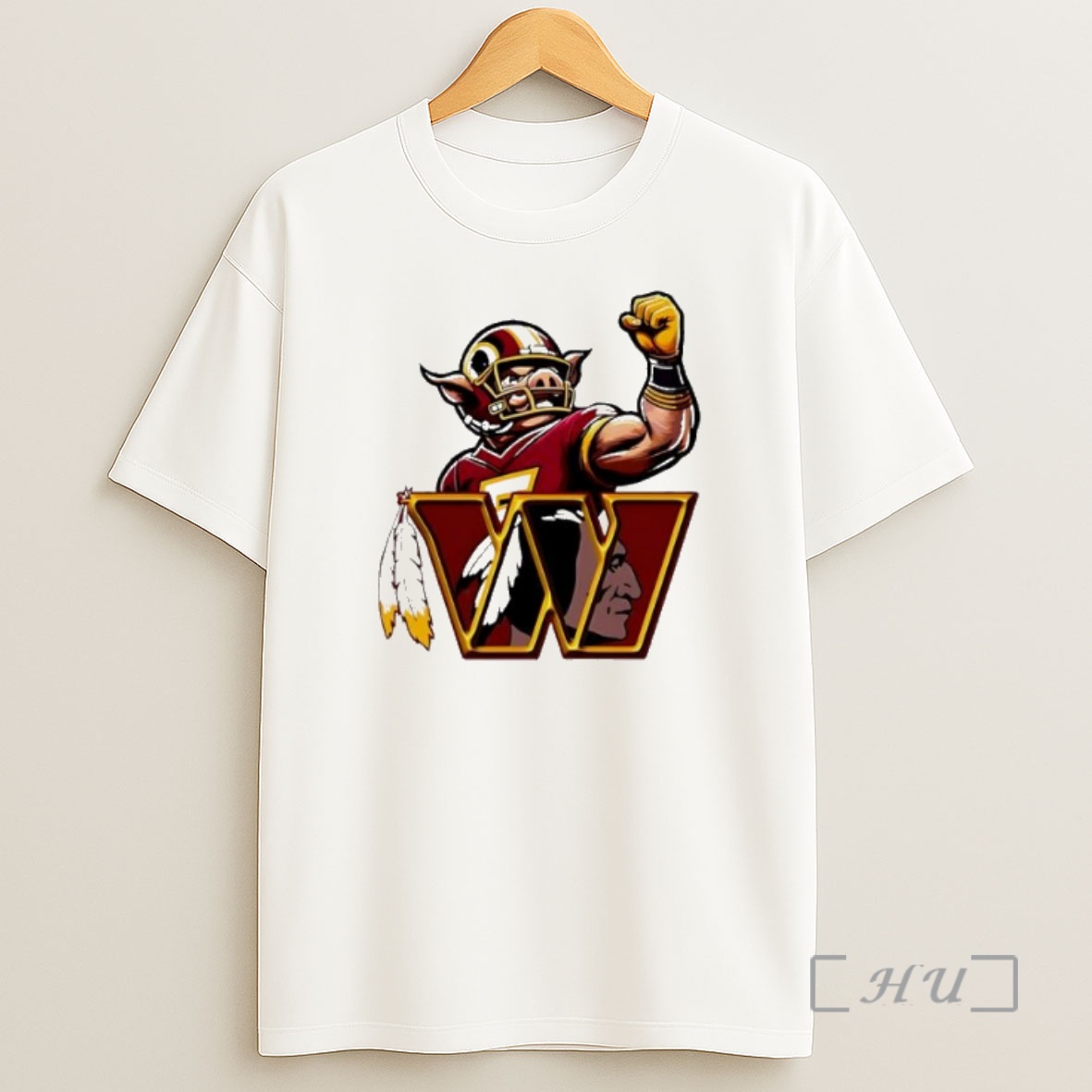 Officials Redskins Pig Quality Wicking Funny Logo Premium Shirt Sweatshirt Tee