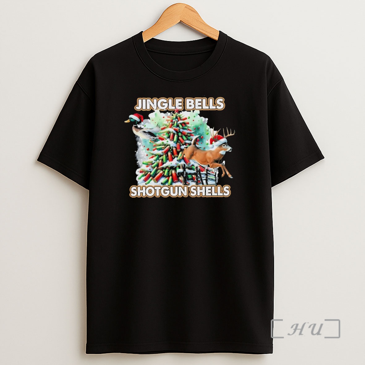 Officials Reindeer Jingle Bells Shotgun Shells Christmas Premium Shirt Sweatshirt Tee