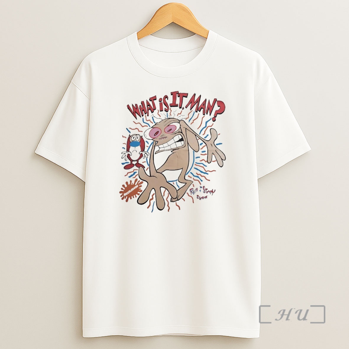 Officials Ren And Stimpy Show What Is It Man Premium Shirt Sweatshirt Tee