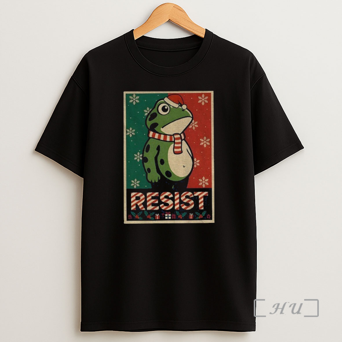 Officials Resist Frog Christmas Anti Fascism Political Premium Shirt Sweatshirt Tee