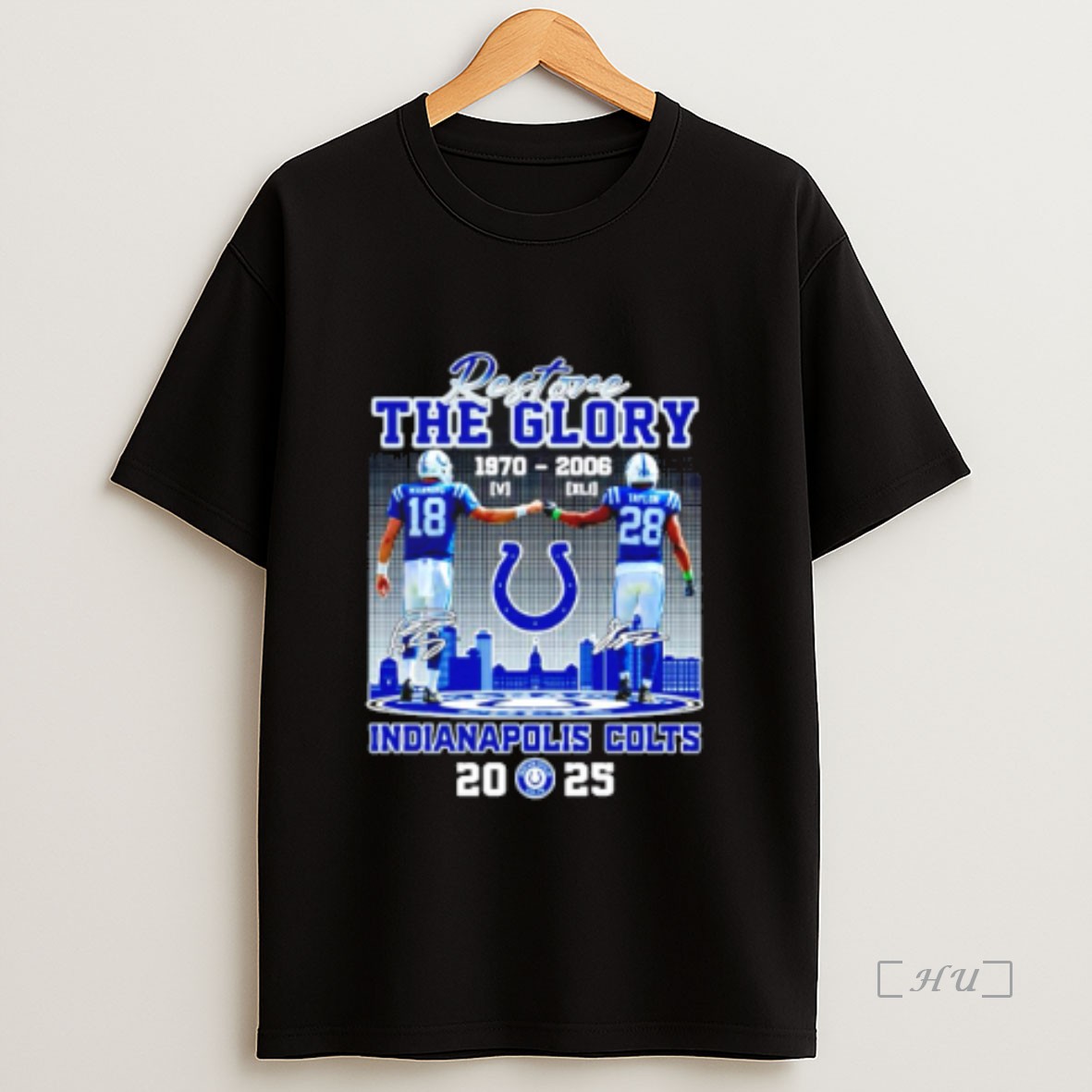 Officials Restone The Glory Manning And Taylor 1970 2006 Indianapolis Colts 2025 City Skyline Premium Shirt Sweatshirt Tee