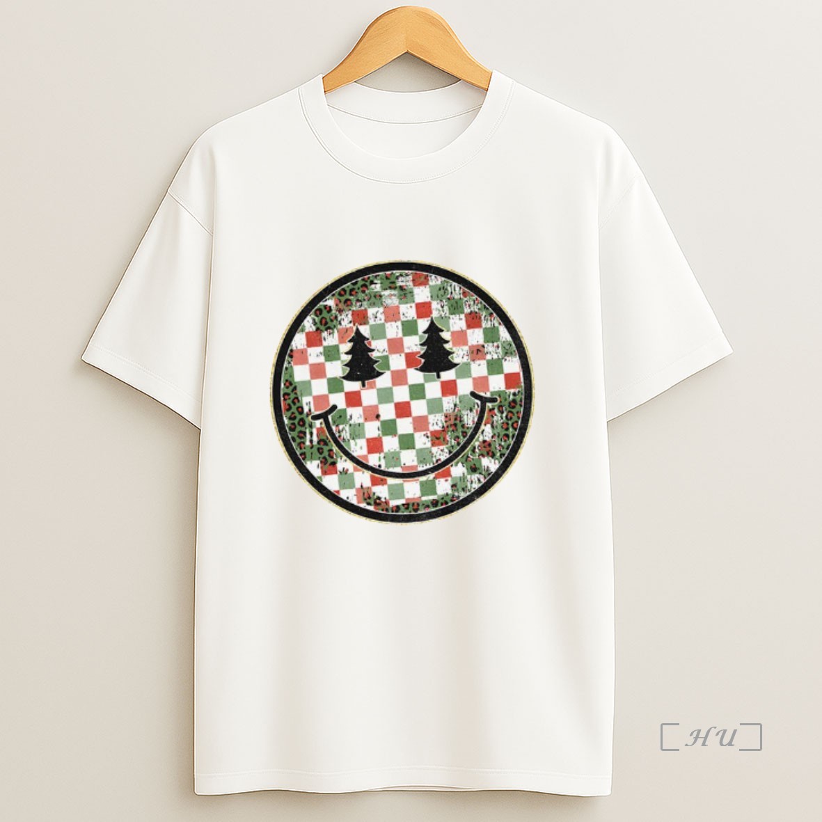 Officials Retro Smiley Christmas Trendy Checkered Xmas Face Premium Shirt Sweatshirt Tee