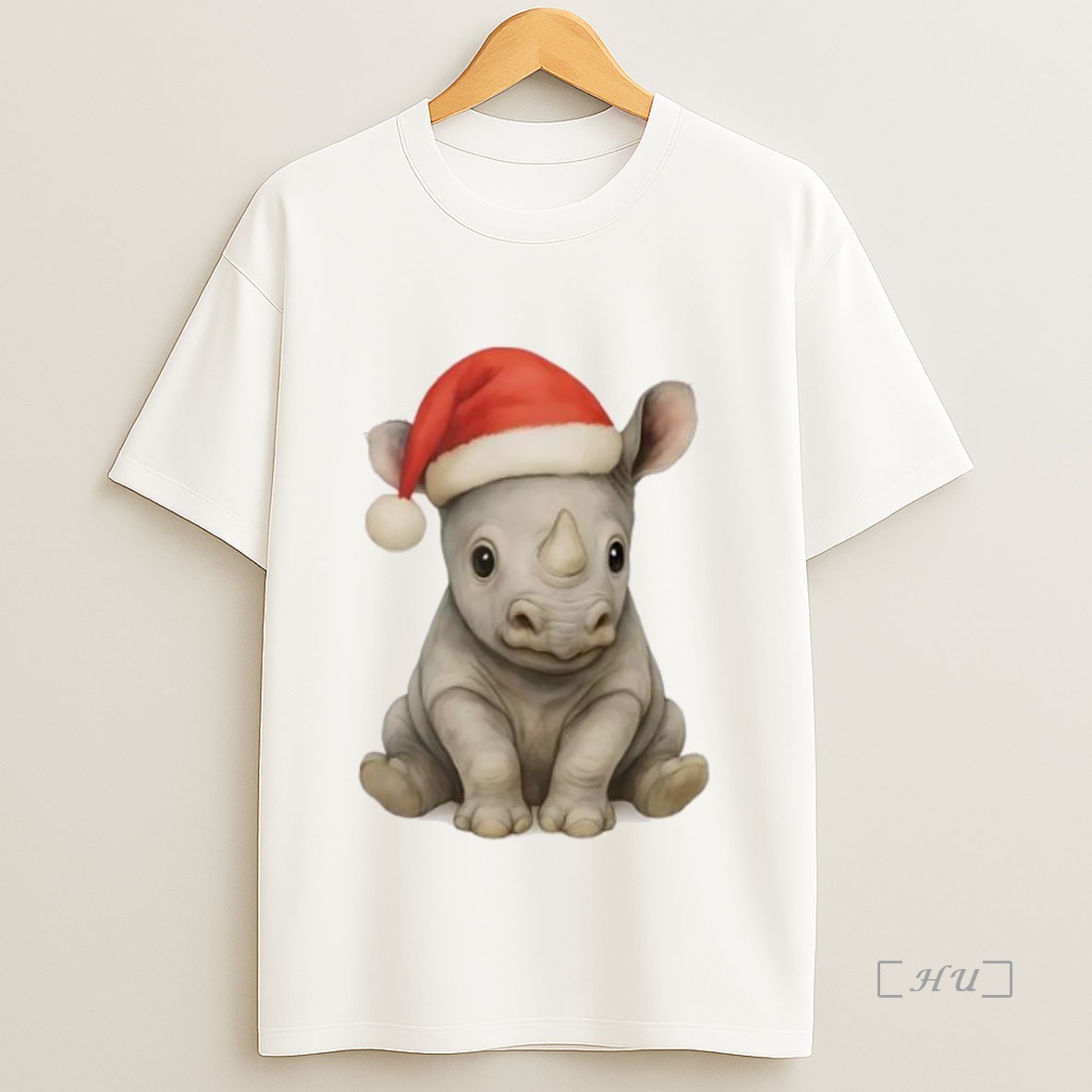 Officials Rhino Baby Christmas Personalized Ornaments White Premium Shirt Sweatshirt Tee