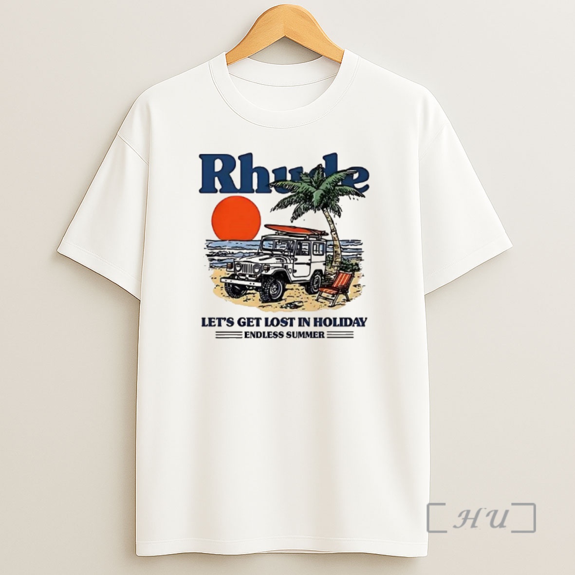 Officials Rhude Lets Get Lost In Holiday Premium Shirt Sweatshirt Tee