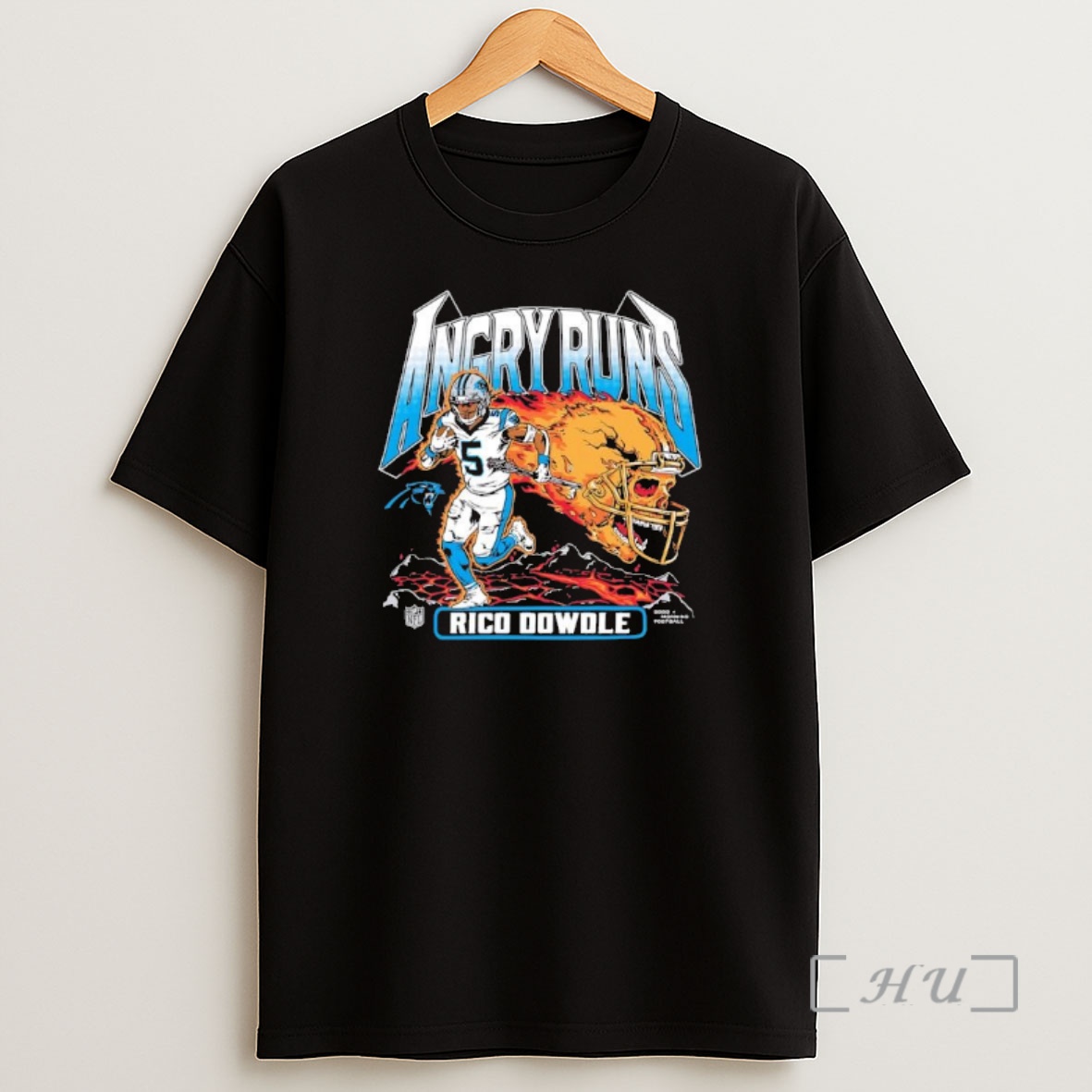 Officials Rico Dowdle Angry Runs Carolina Panthers Good Morning Football Premium Shirt Sweatshirt Tee
