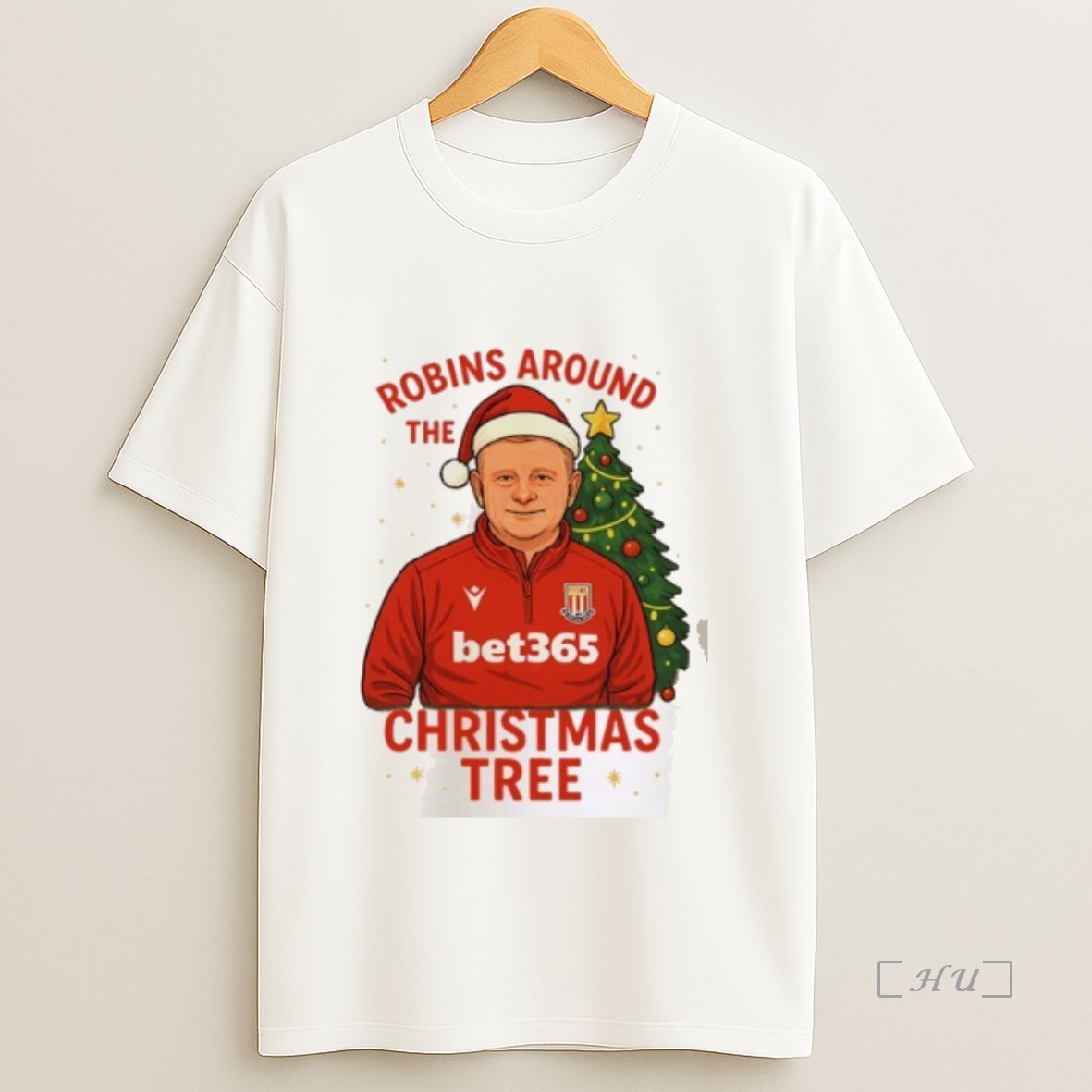 Officials Robins Around The Christmas Tree Premium Shirt Sweatshirt Tee