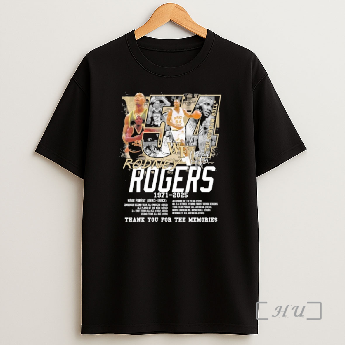 Officials Rodney Rogers Wake Forest 1971 2025 Thank You For The Memories Premium Shirt Sweatshirt Tee