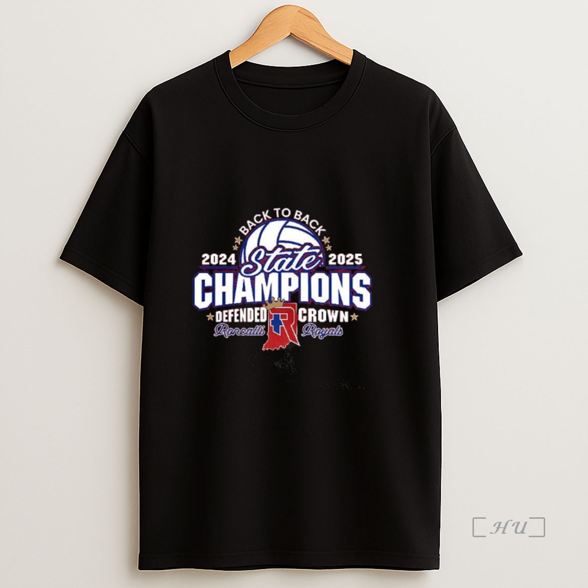 Officials Roncalli Royals State Champions Defended Crown 2025 Premium Shirt Sweatshirt Tee