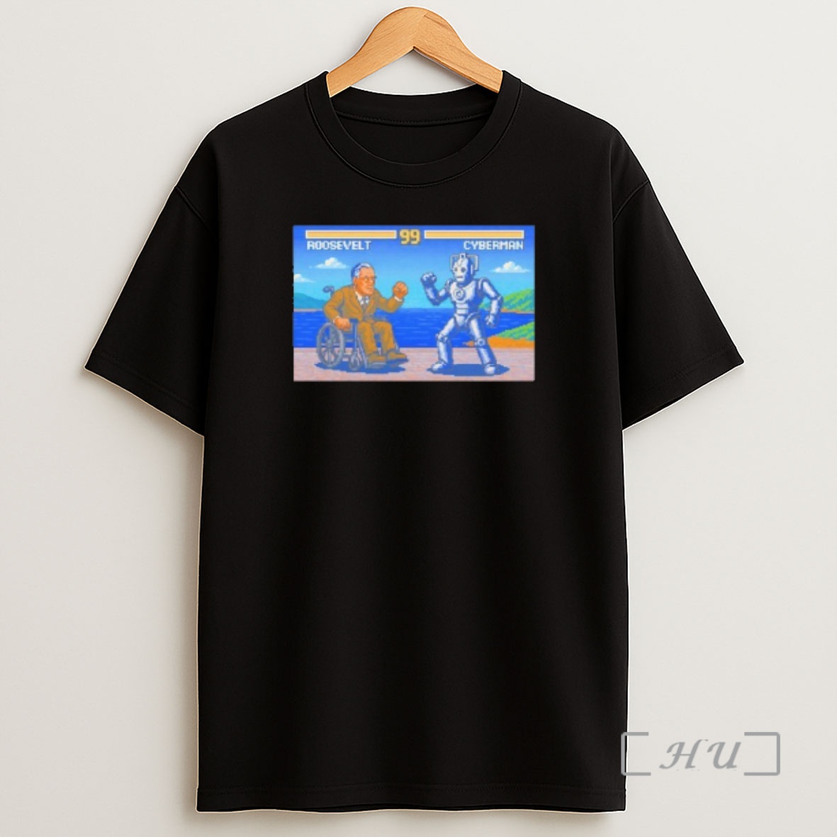 Officials Roosevelt Vs Cyberman Comedy Premium Shirt Sweatshirt Tee