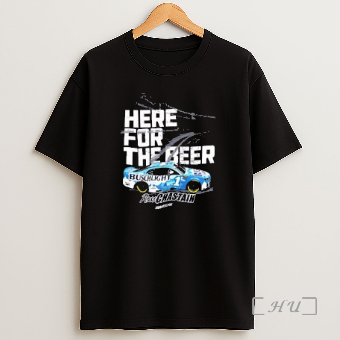 Officials Ross Chastain Busch Light Here For The Beer Two Sided Premium Shirt Sweatshirt Tee