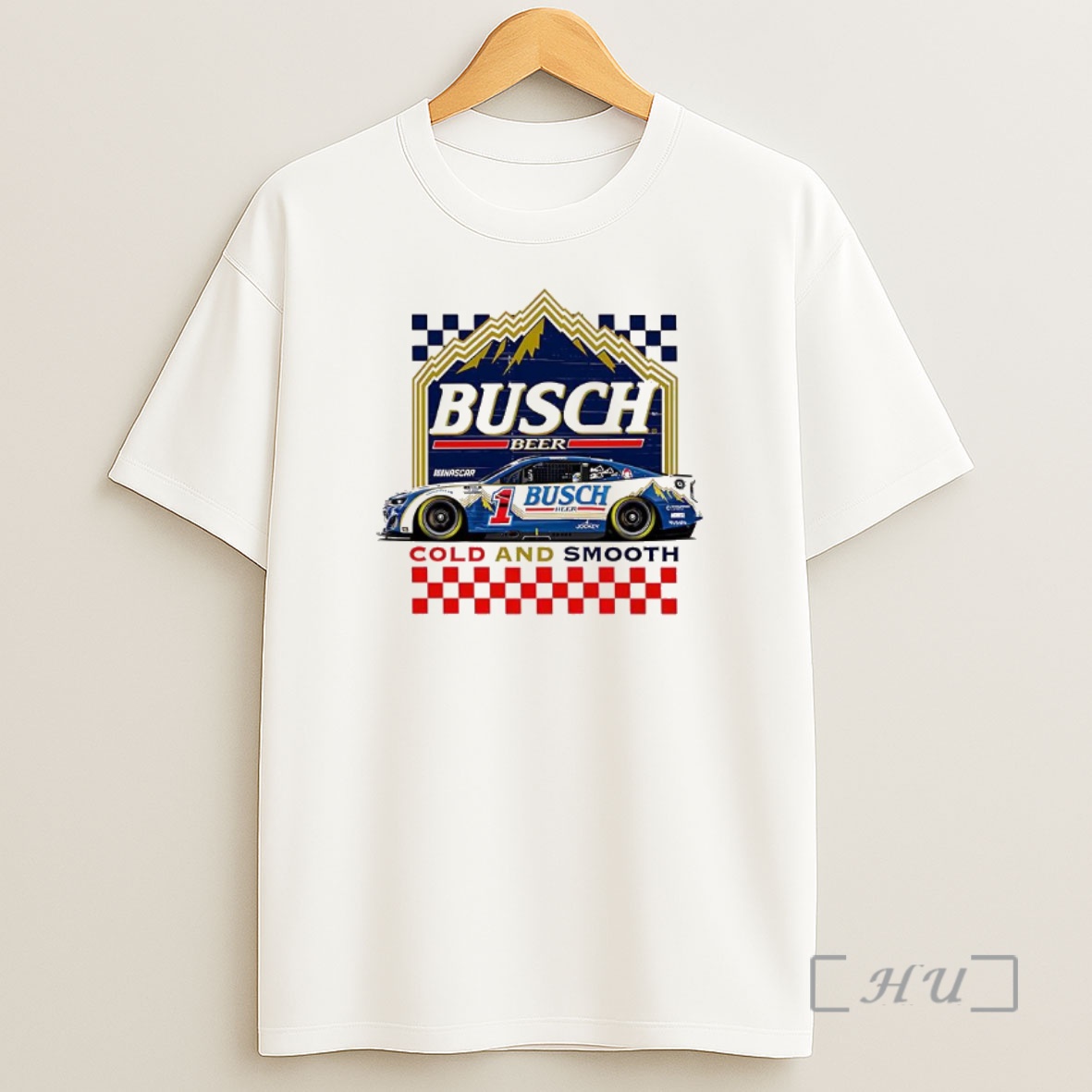 Officials Ross Chastain Trackhouse Racing Number 1 Busch Beer Cold And Smooth Nascar Premium Shirt Sweatshirt Tee