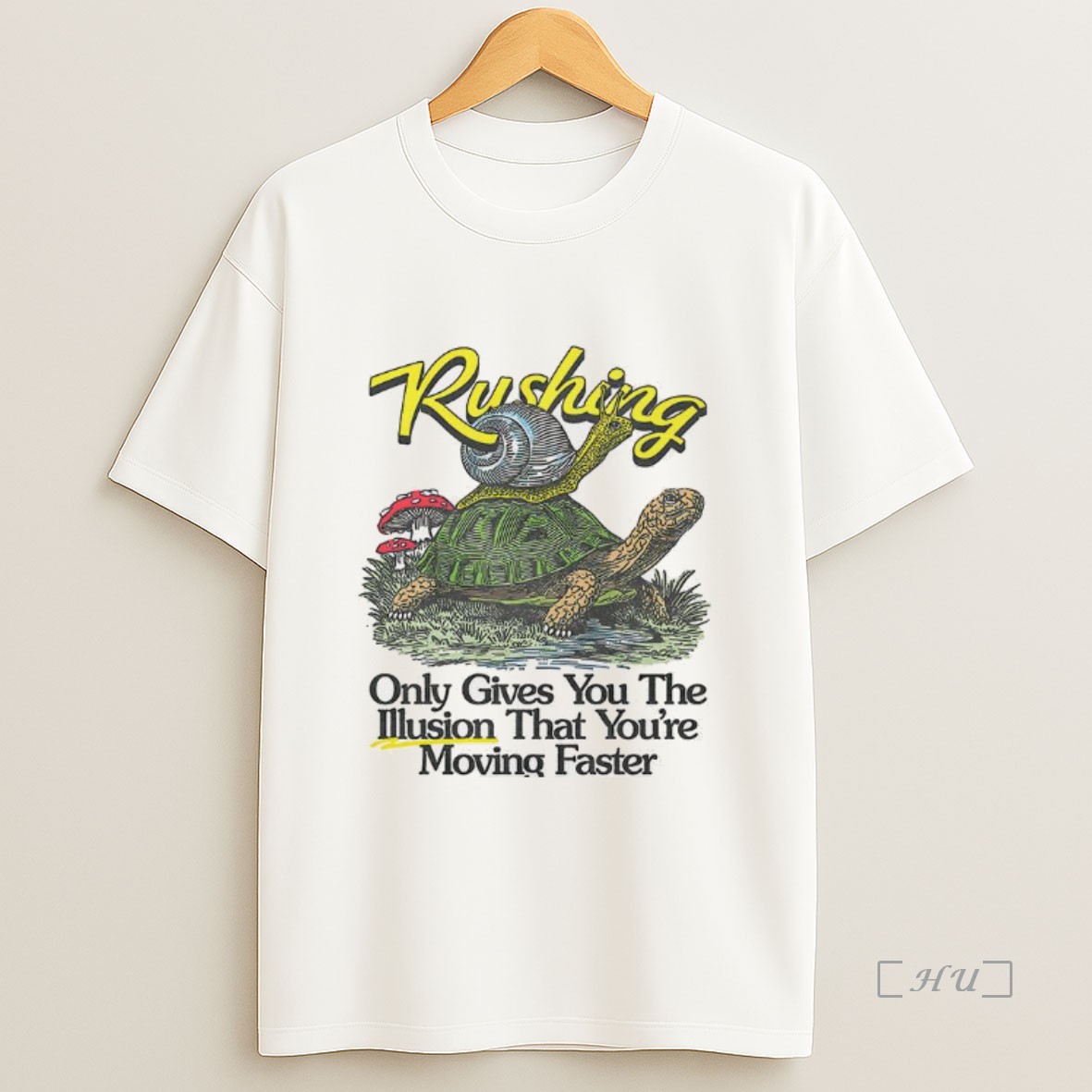 Officials Rushing Only Gives You The Illusion That Youre Moving Faster Snails And Turtles Premium Shirt Sweatshirt Tee