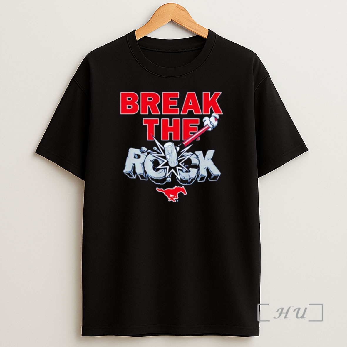 Officials Smu Mustangs Break The Rock Ornaments Premium Shirt Sweatshirt Tee