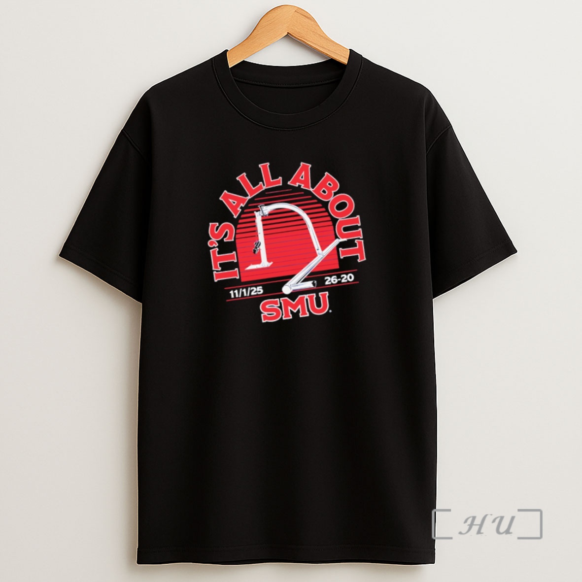 Officials Smu Beat Miami 26 20 Its All About Smu Premium Shirt Sweatshirt Tee