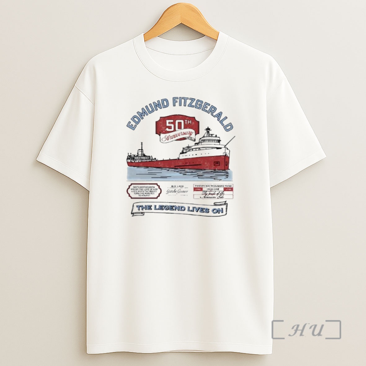 Officials Ss Edmund Fitzgerald 50th Anniversary The Wreck Of The Edmund Fitzgerald Premium Shirt Sweatshirt Tee