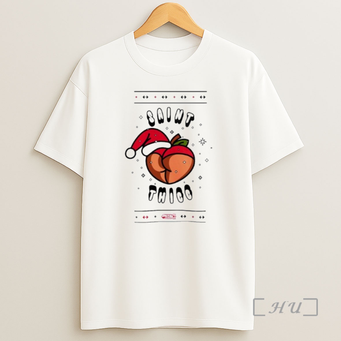 Officials Saint Thicc Ugly Christmas Ornaments Premium Shirt Sweatshirt Tee