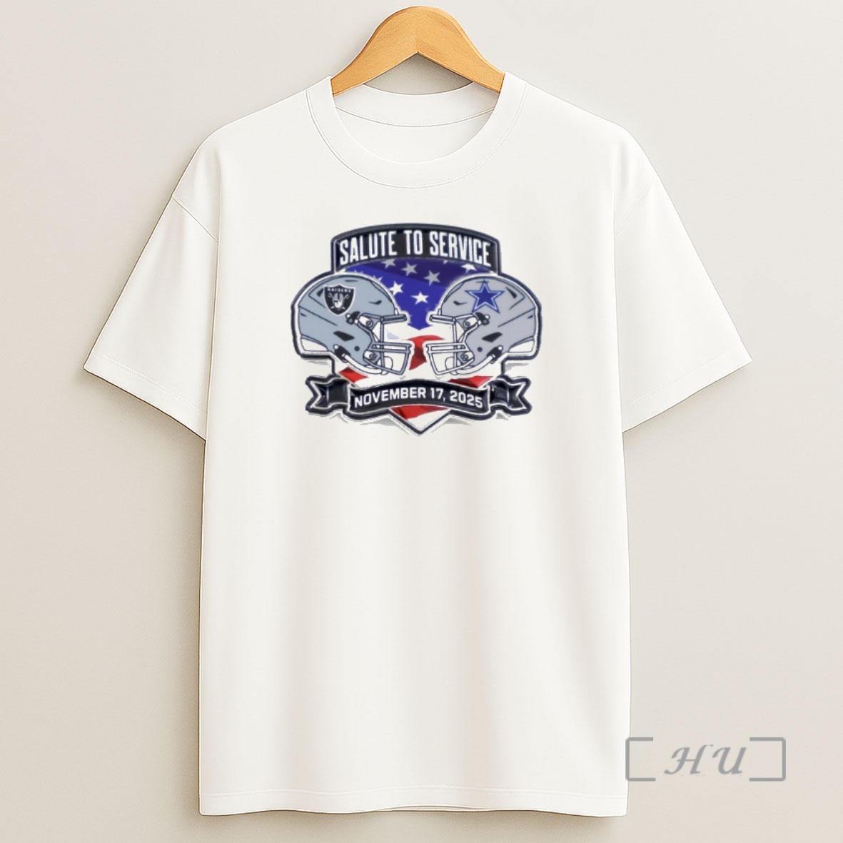 Officials Salute To Service Cowboys Vs Raiders Nov 17 2025 Premium Shirt Sweatshirt Tee