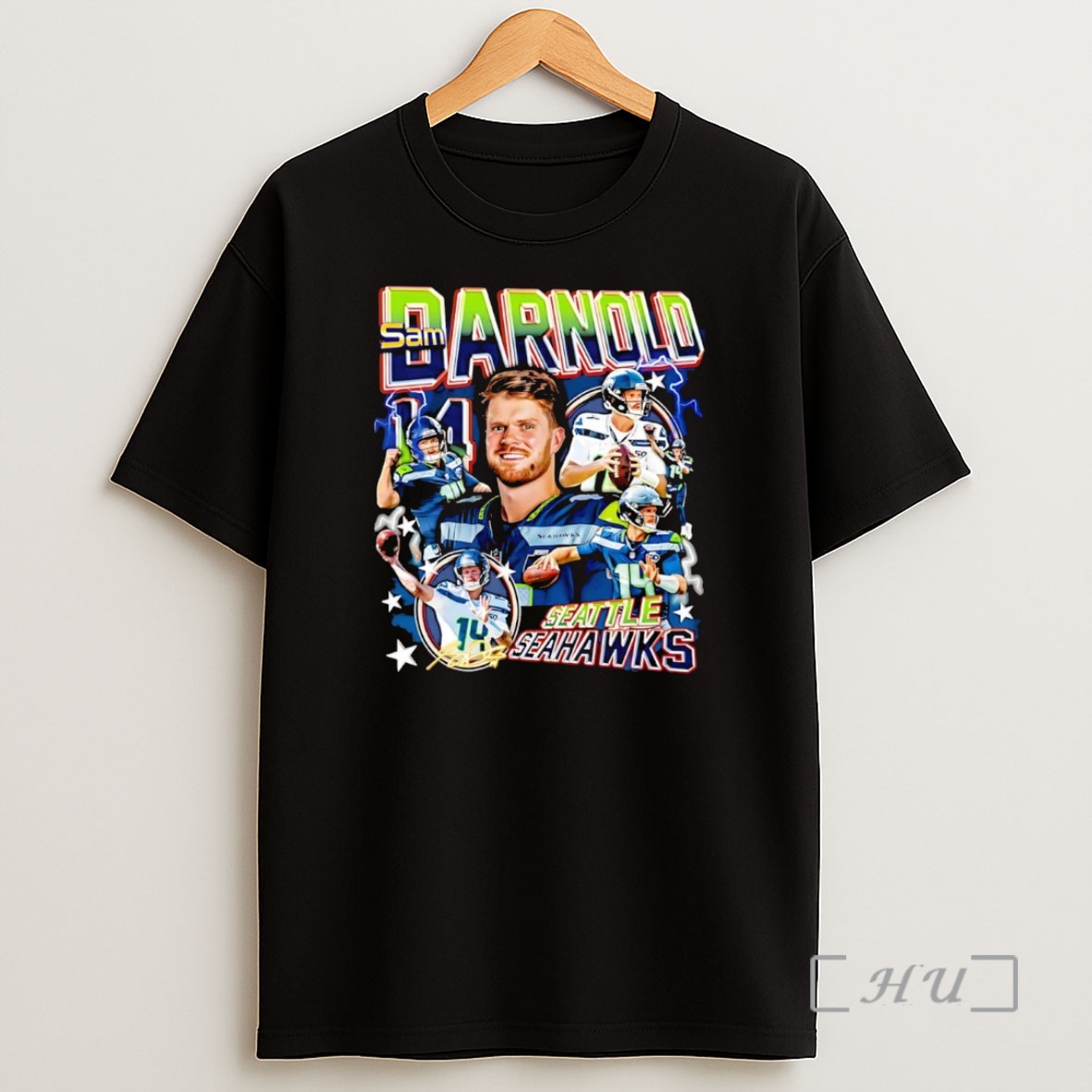 Officials Sam Darnold Picture Collage Seattle Seahawks Premium Shirt Sweatshirt Tee