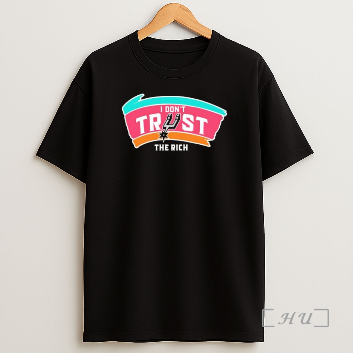 Officials San Antonio Spurs Nba Team Logo I Dont Trust The Rich Premium Shirt Sweatshirt Tee