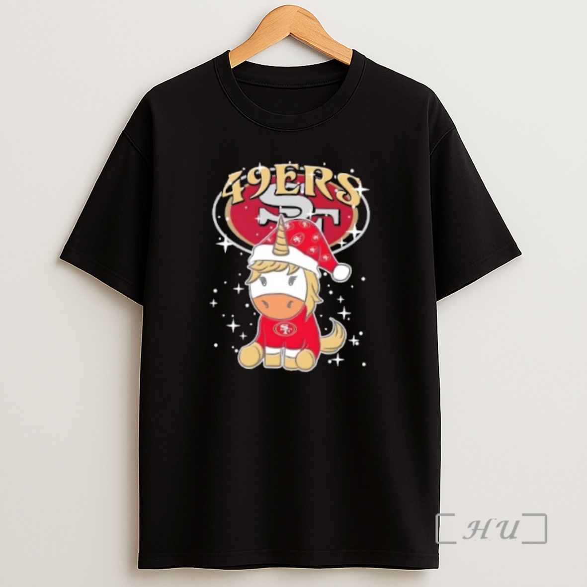 Officials San Francisco 49ers Football X Unicorn Merry Christmas Premium Shirt Sweatshirt Tee