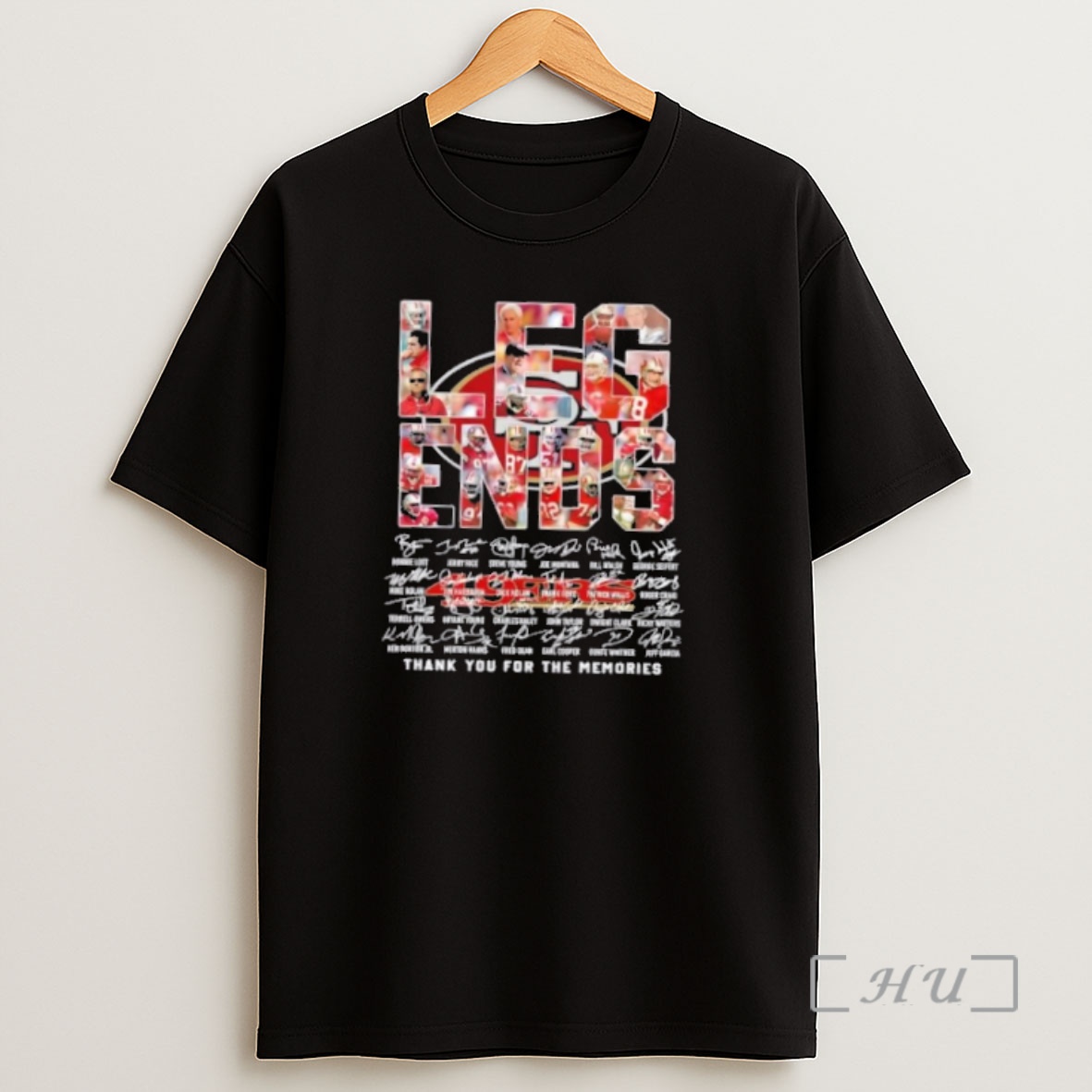 Officials San Francisco 49ers Football Legends Thank You For The Memories All Signatures Premium Shirt Sweatshirt Tee