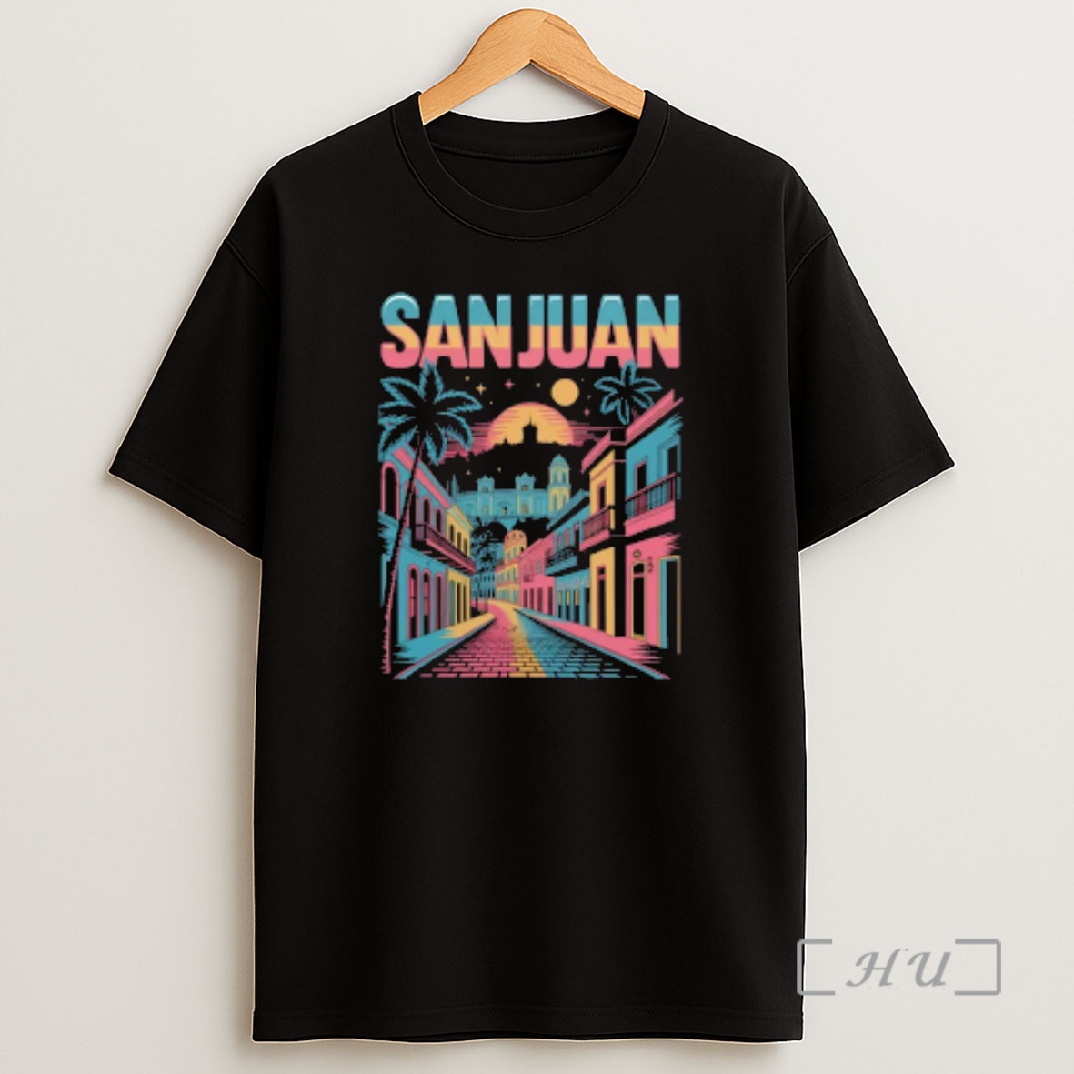 Officials San Juan Puerto Rico Old Town Retro Sunset City Skyline Premium Shirt Sweatshirt Tee