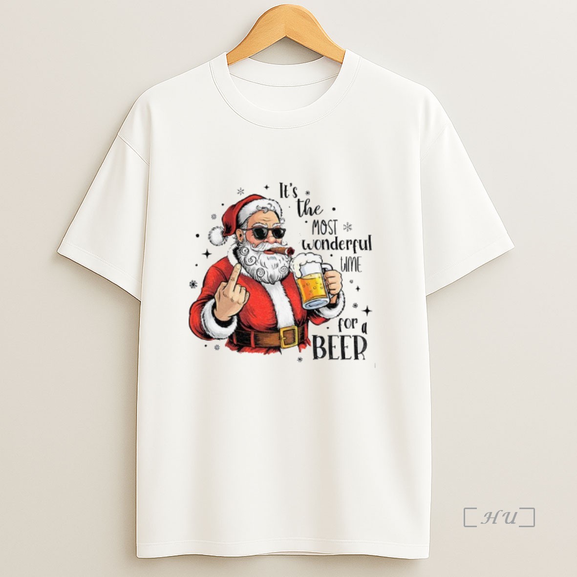 Officials Santa Beer Funny Santa Christmas Its The Most Wonderful Time For A Beer Premium Shirt Sweatshirt Tee