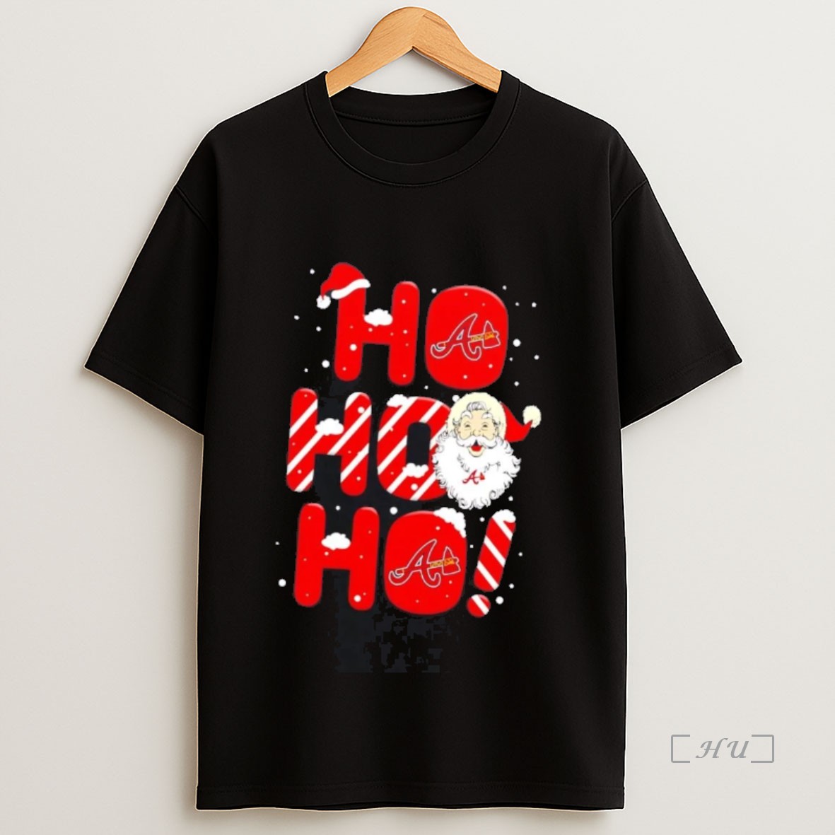 Officials Santa Claus Atlanta Braves Ho Ho Ho Merry Christmas Premium Shirt Sweatshirt Tee