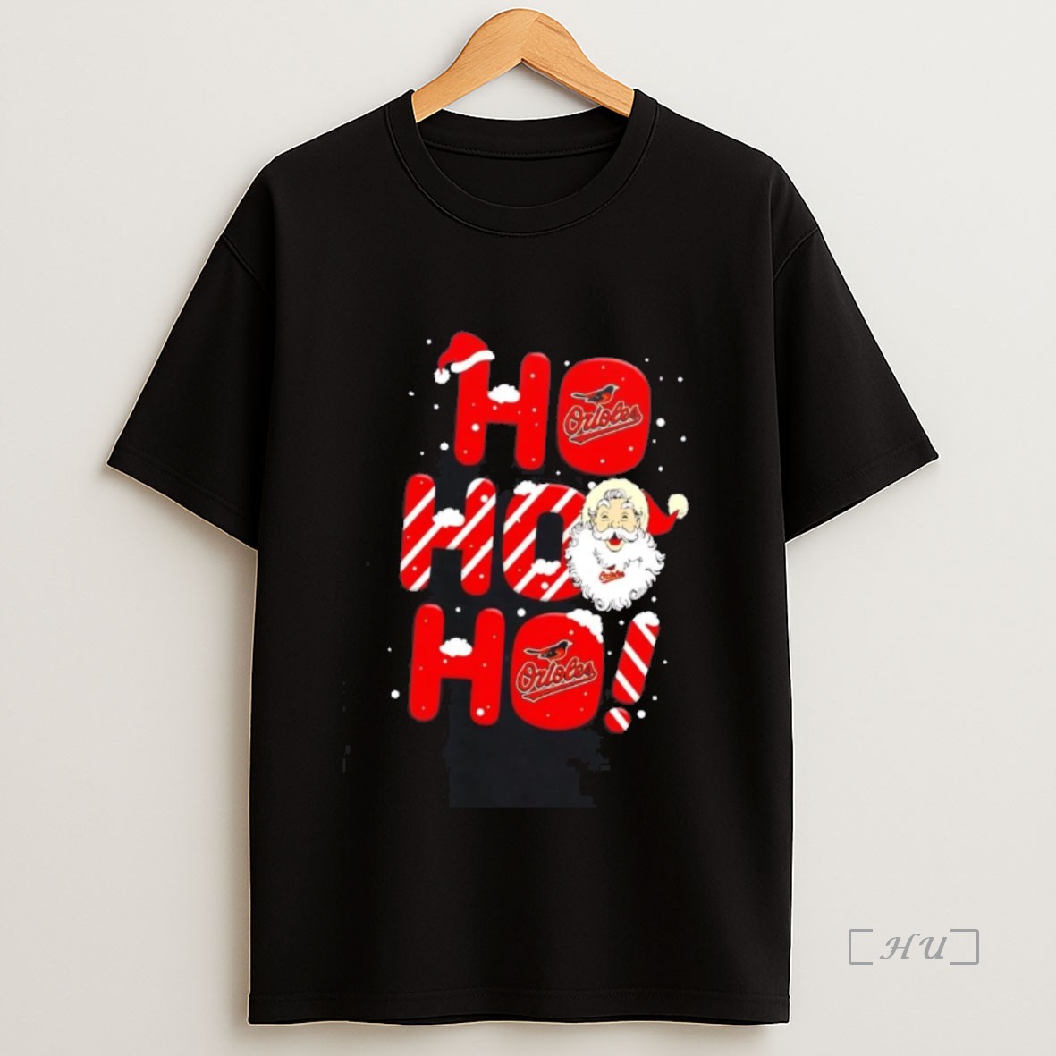 Officials Santa Claus Baltimore Orioles Ho Ho Ho Merry Christmas Premium Shirt Sweatshirt Tee