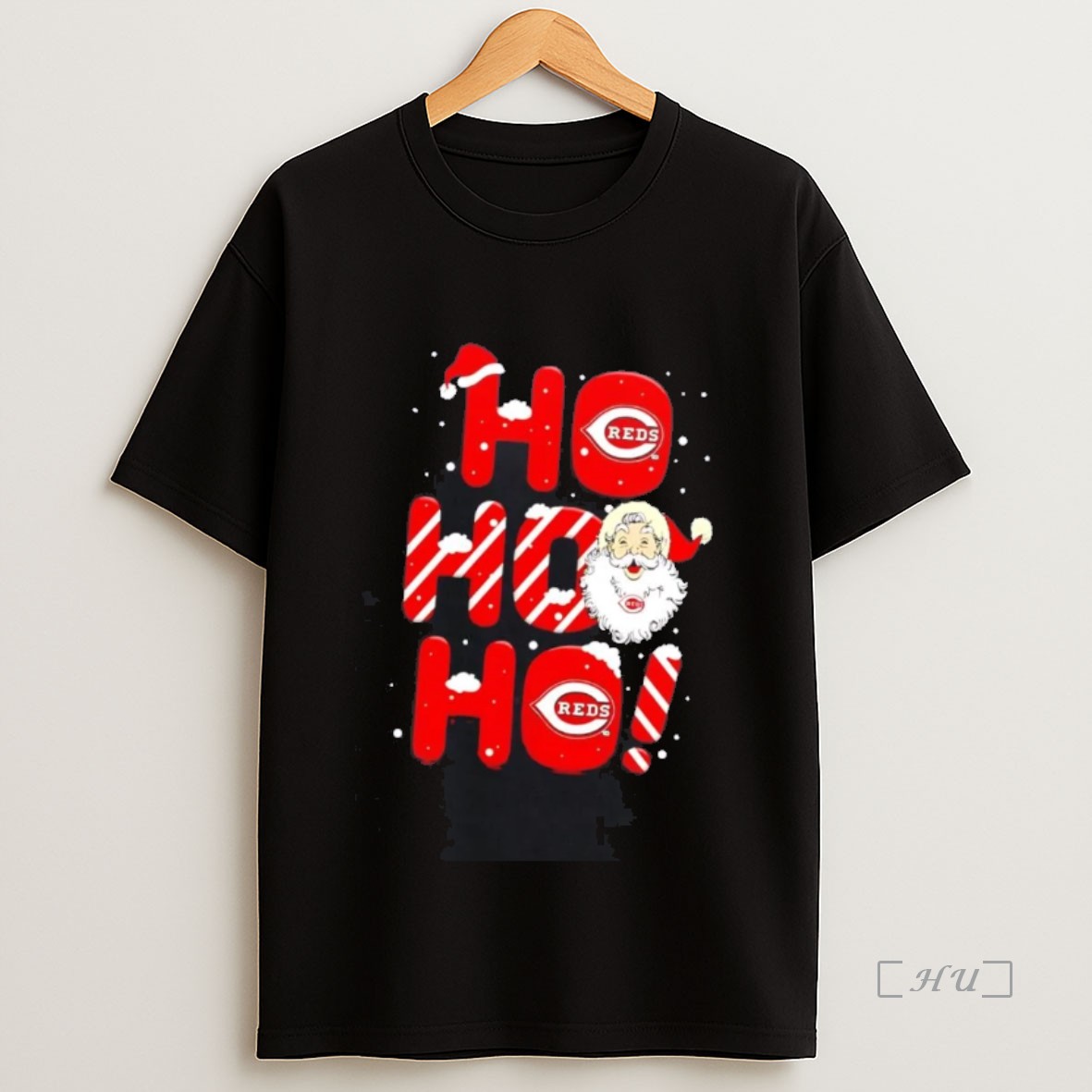 Officials Santa Claus Cincinnati Reds Ho Ho Ho Merry Christmas Premium Shirt Sweatshirt Tee