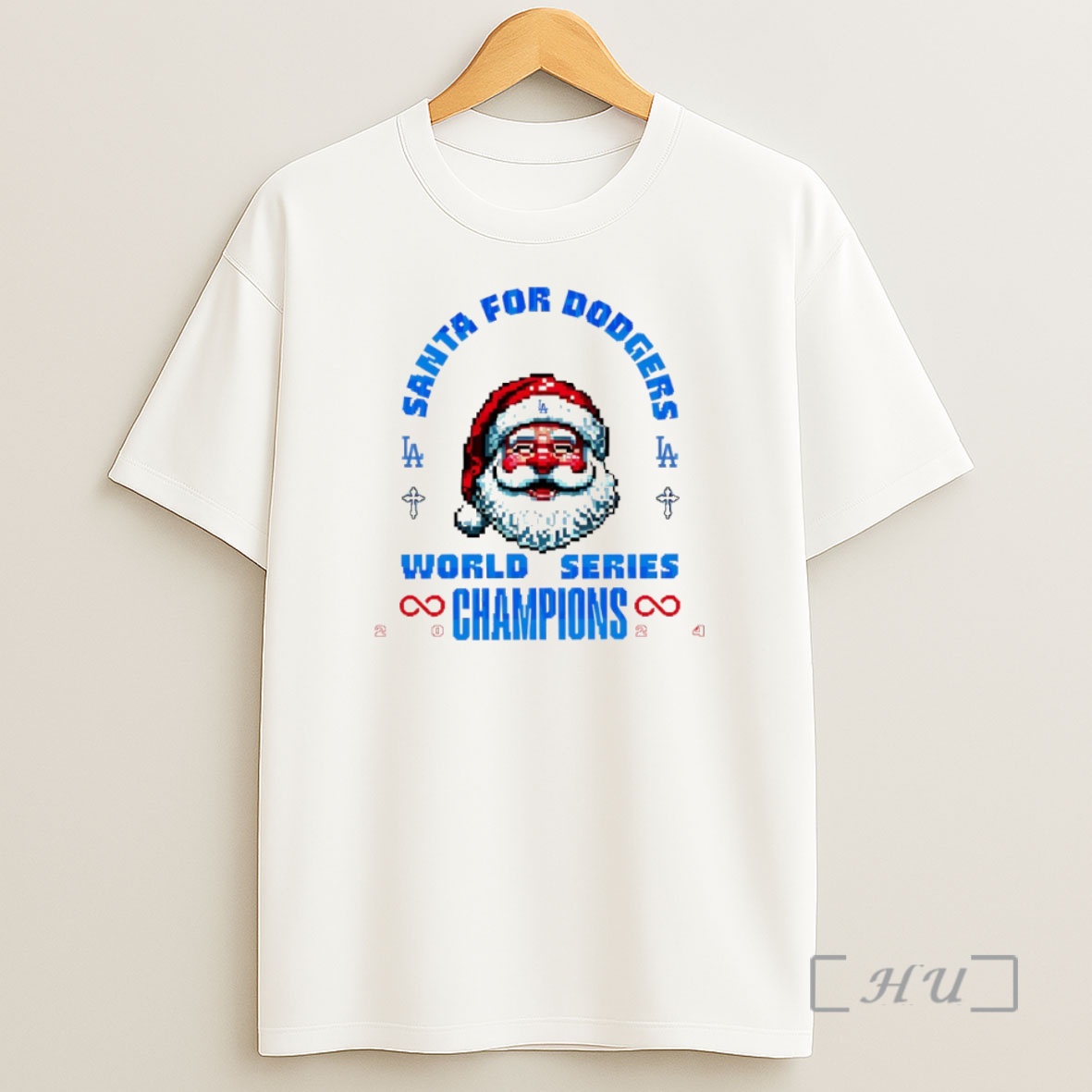 Officials Santa Claus Los Angeles Dodgers Santa For Dodgers World Series Champions Christmas Premium Shirt Sweatshirt Tee