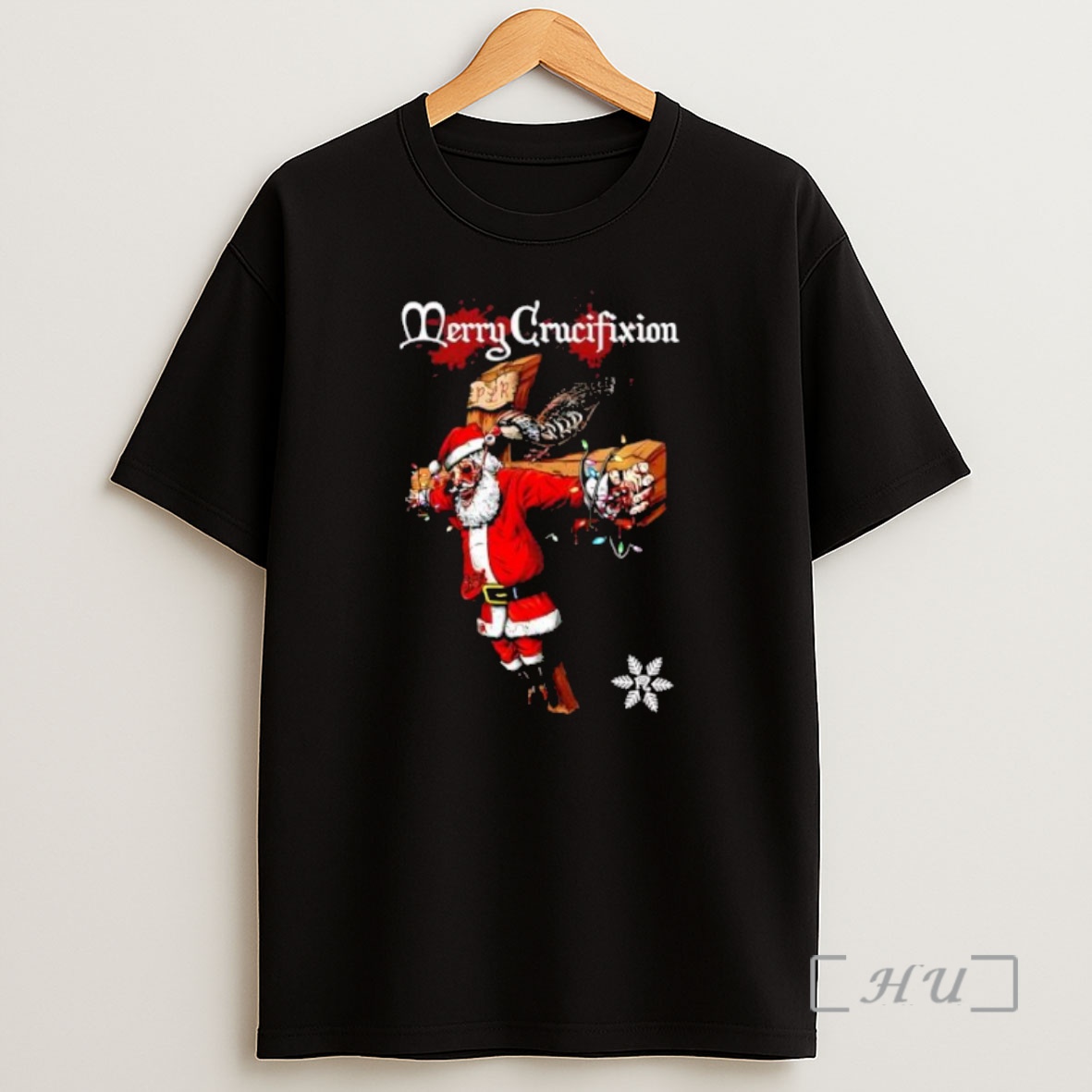Officials Santa Claus Merry Crucifixion Christmas Graphic Premium Shirt Sweatshirt Tee