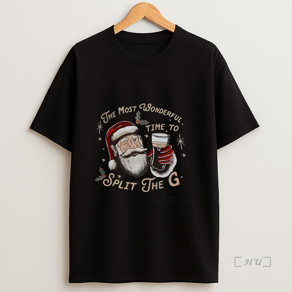 Officials Santa Claus Most Wonderful Time To Split The G Christmas Premium Shirt Sweatshirt Tee