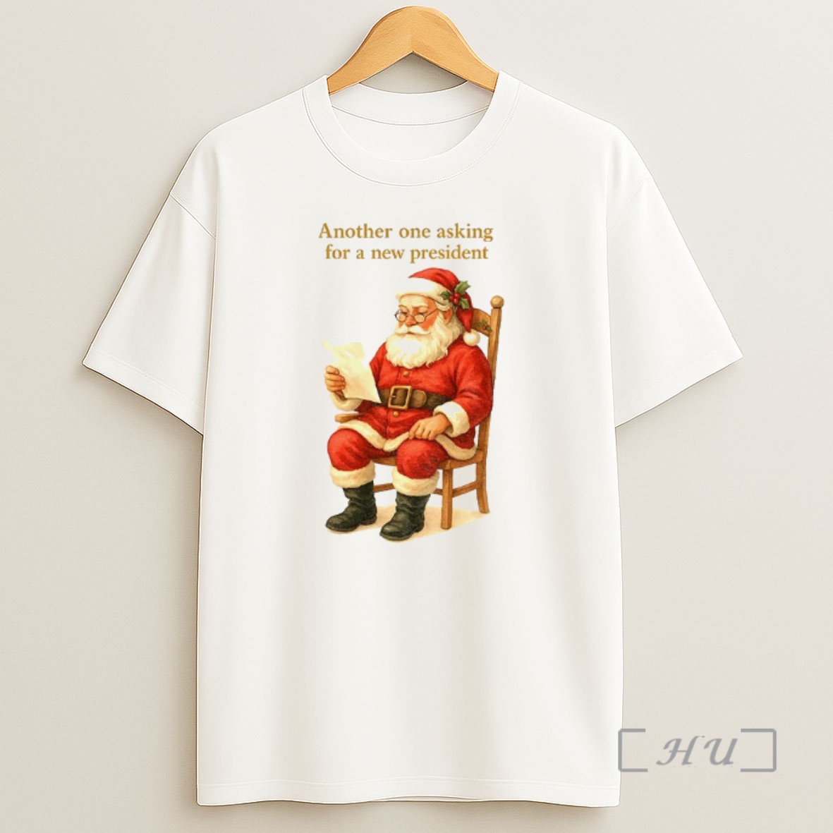 Officials Santa Claus Another One Asking For A New President Christmas Premium Shirt Sweatshirt Tee