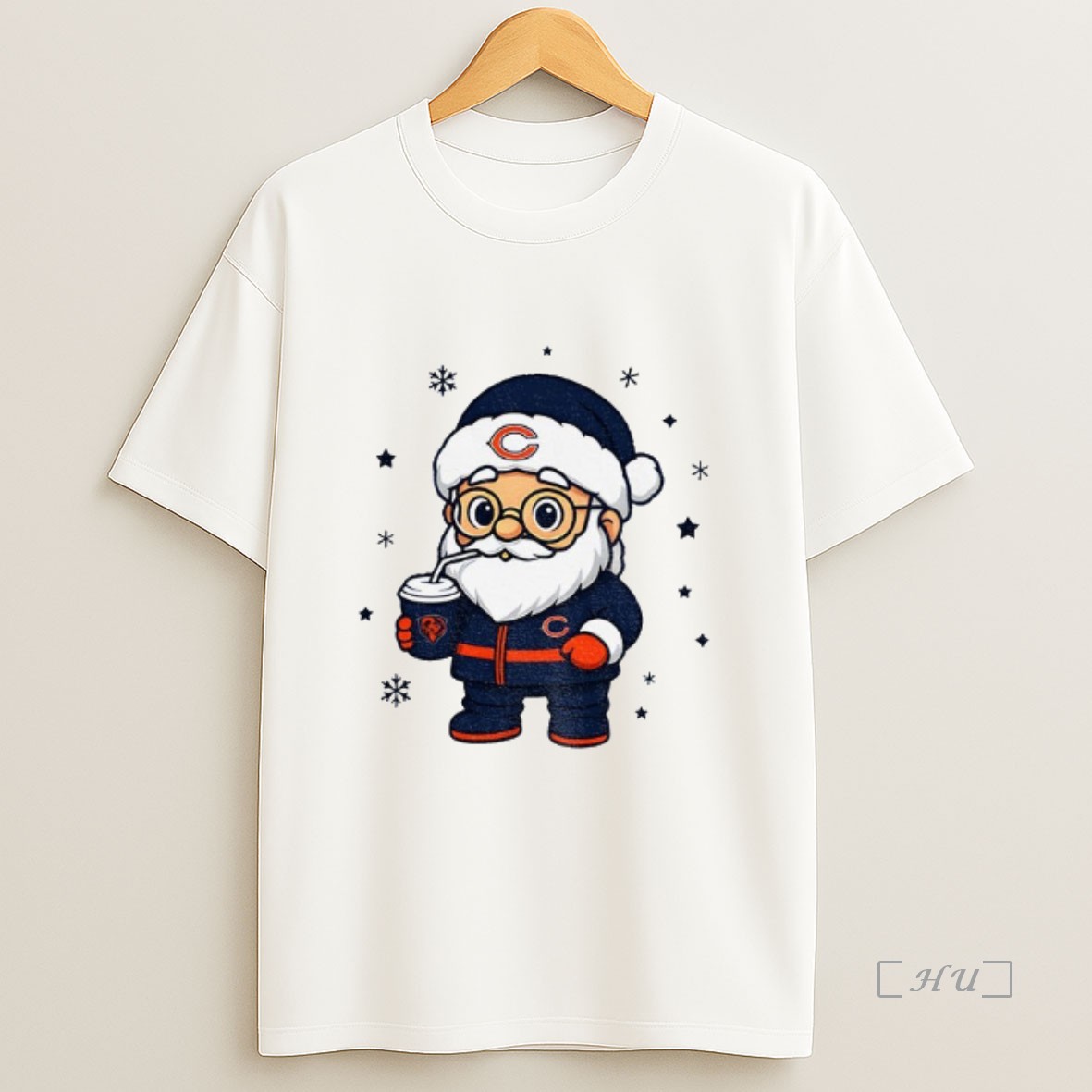 Officials Santa Claus Cartoon Chicago Bears Nfl Football Merry Christmas Premium Shirt Sweatshirt Tee