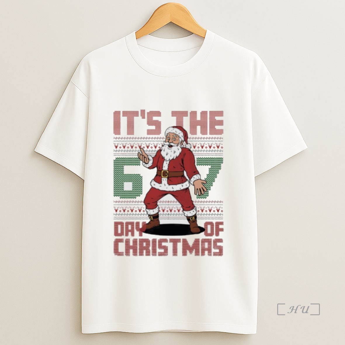 Officials Santa Claus Its The 6 7 Day Of Christmas Ugly Premium Shirt Sweatshirt Tee