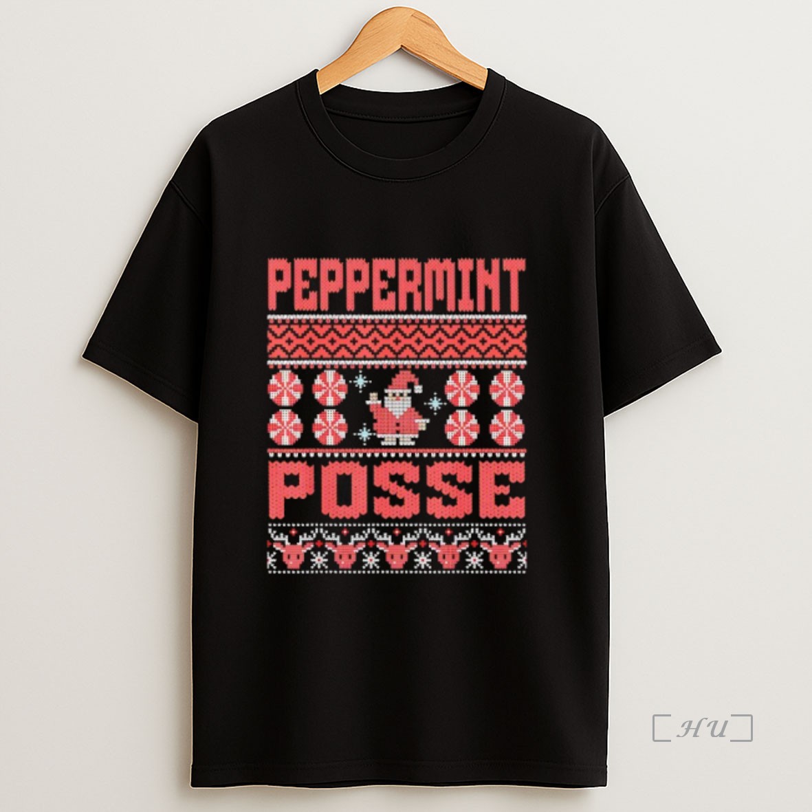 Officials Santa Claus Peppeermint Posse Matching Ugly Christmas Premium Shirt Sweatshirt Tee