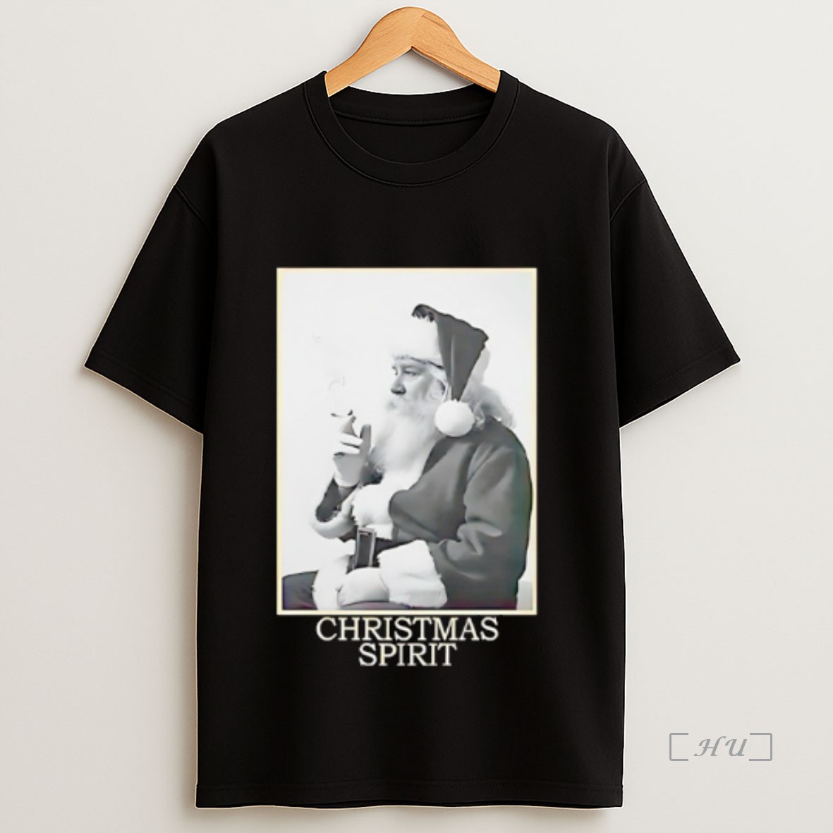 Officials Santa Claus Smoking Christmas Spirit Premium Shirt Sweatshirt Tee