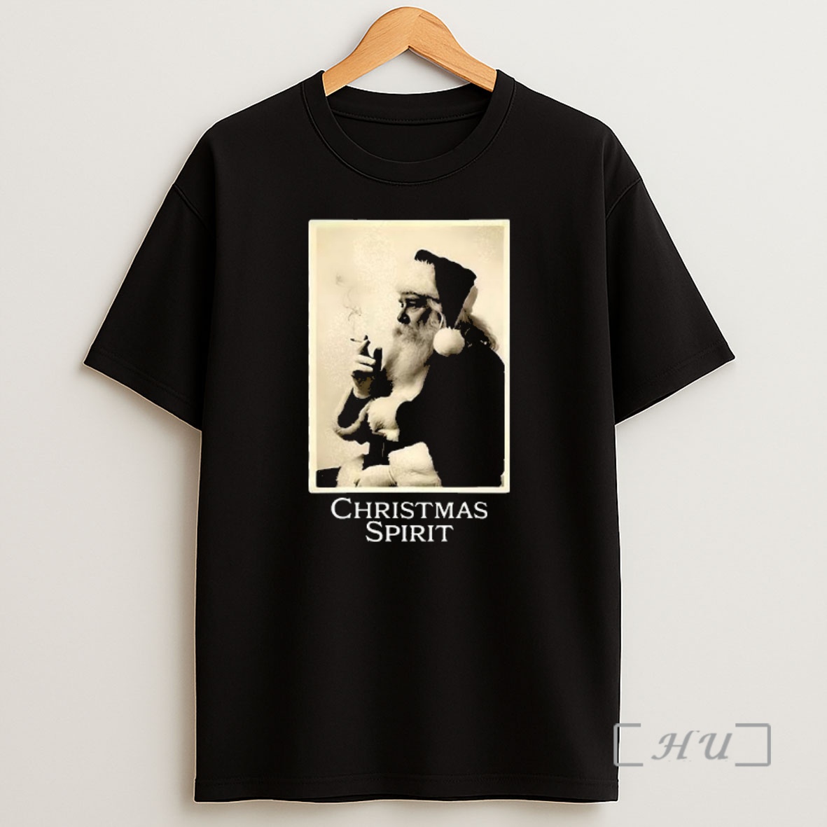 Officials Santa Claus Smoking Christmas Spirit Vintage Premium Shirt Sweatshirt Tee