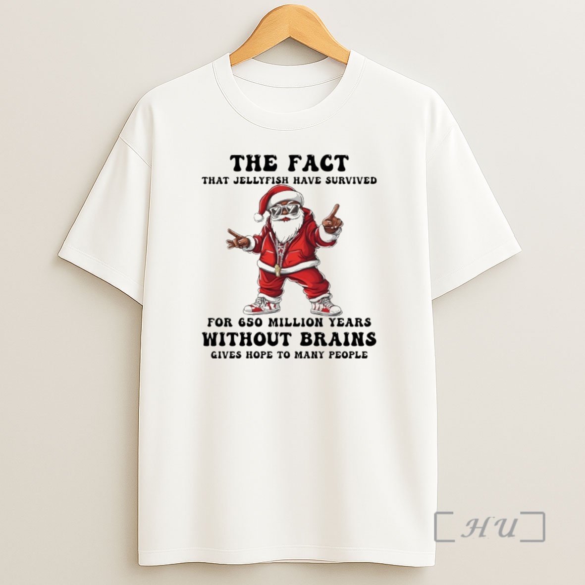 Officials Santa Claus The Fact That Jellyfish Have Survived For 650 Million Years Without Brains Christmas Premium Shirt Sweatshirt Tee