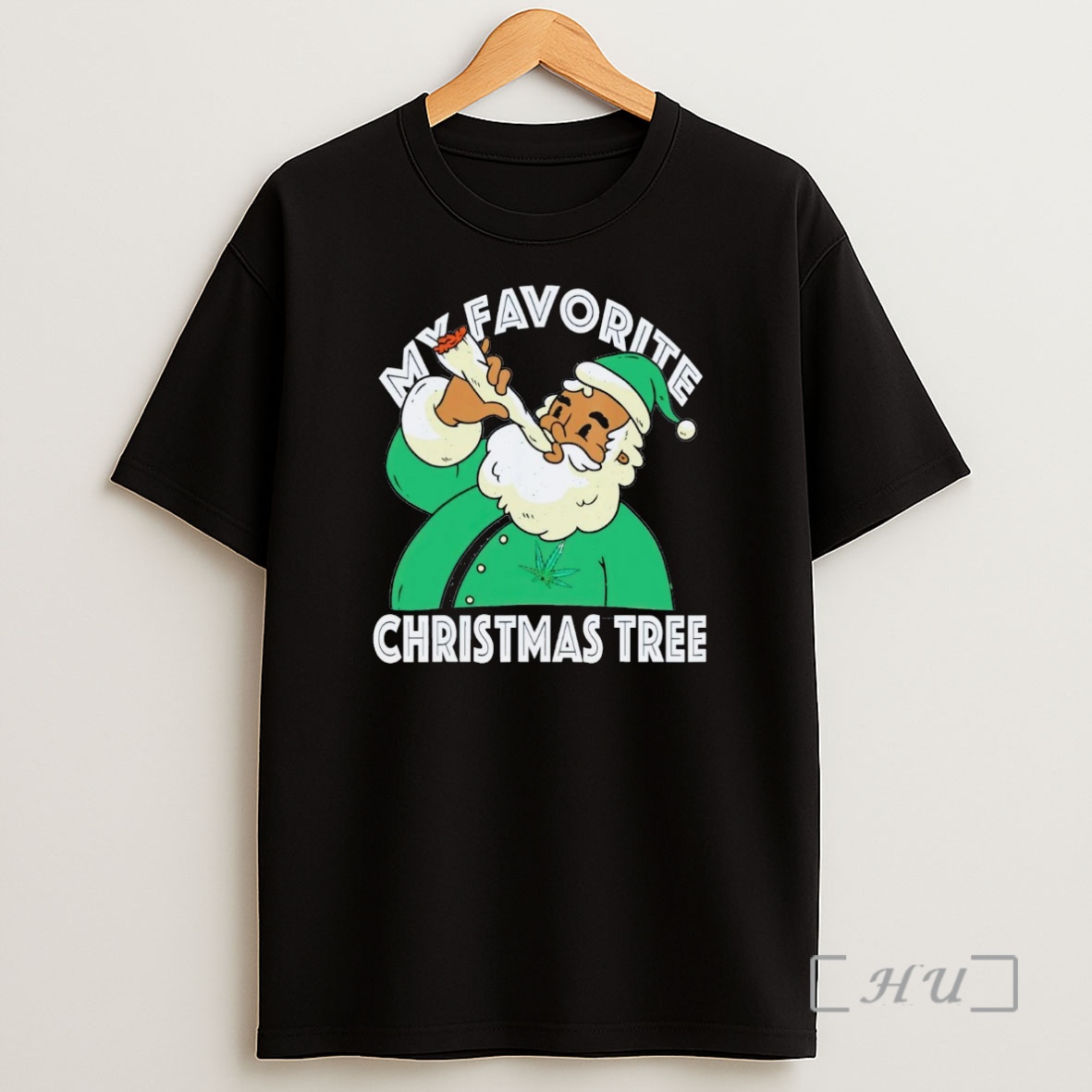 Officials Santa Claus Weed My Favorite Christmas Tree Premium Shirt Sweatshirt Tee