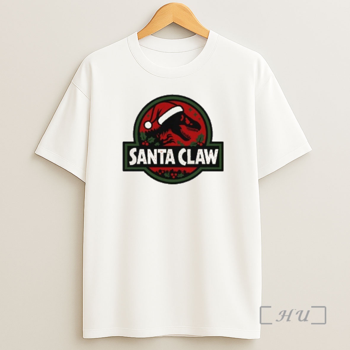 Officials Santa Claw Jurassic Park Christmas Parody Premium Shirt Sweatshirt Tee