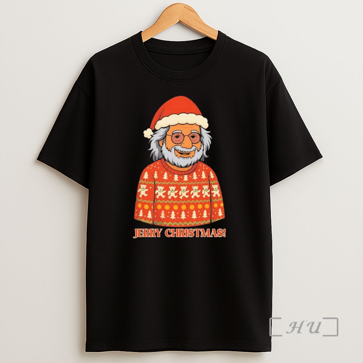 Officials Santa Jerry Garcia Ugly Christmas Premium Shirt Sweatshirt Tee
